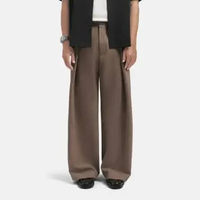 Kasual Celana Milo Brown City Pleated Wide Pant Pria XXL MiloBrown