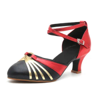 Women's Latin Dancing Shoes For Standard Latin Salsa Dance Shoes Latin Dance Shoe Tango Salsa Shoes Women Modern Square Shoes