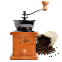 Retro Manual Coffee Grinder Vintage Style Hand Coffee Grinder Hand Crank Coffee Grinders Manual Manual Coffee Grinder With Burrs