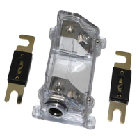PREMIUM ANL FUSE HOLDER 0 or 2 GAUGE CAR AMP INSTALL FREE ANL FUSE 80A,100A,150A,200A,250A,300A