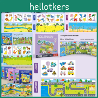 Wooden Magnetic Puzzle Book For Kids With Marine Biology Themes For Educational Toddler Toys