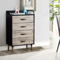 4 fabric storage bedroom independent side tables
