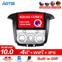 AOTSR Android 10.0 16GB Car Navigation GPS Multimedia For Toyota Innova 2008-2014 Wifi DVD 1 din Bluetooth Player Head Unit