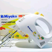 Miyako HM-620 Pencampur Hand Mixer Alat Pengaduk Kue dan Makanan Praktis dan Mudah Digunakan