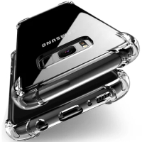 Shockproof Clear Silicone Case For Samsung Galaxy S20 S21 S22 Ultra FE S8 S9 S10 Plus Note 9 10 20 A50 A51 A70 A71 A53 Case