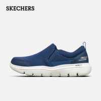 Skechers Shoes for Men "GO WALK EVOLUTION ULTRA" Slip-on Walking Shoes, Shock Absorption, Breathable Mesh, Light, Comfortable.