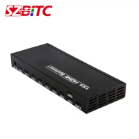 SZBITC 4K HDMI Splitter 1X9 Video Screen HDMI Distributer 1 in 9 out Controlador Monitor EDID For DVD Player TV