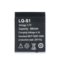 10/20/100pc LQ-S1 3.7V 380mAh Rechargeable lithium Battery Smart Watch Battery For QW09 DZ09 W8 A1 V8 X6
