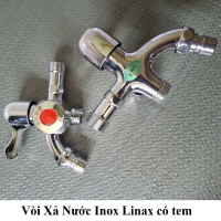 Vòi Xả Nước Inox Linax Có Tem và Vòi Xả Nước Inox 304 loại tốt. KMS
