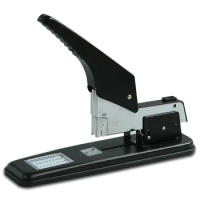 Deli Heavy-Duty Manual Labor-Saving Stapler Long Arm Financial Thickening Business Office Thick Layer 210 Pages 23/6 Staples