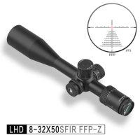 Discovery 8-32 Rifle Scope LHD 8-32X50SFIRFFP-Z ZERO STOP High Definition Bright Glass