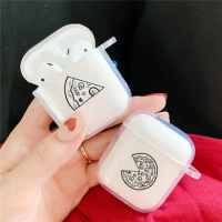 Retro Art Lines Couple Earphone Case For Apple AirPods 2 1 Cartoon Boy Girl Soft Transparent Protective Cover Charging Box Shell