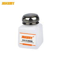 JAKEMY 120ML Portable Empty Alcohol Liquid Bottle Glue Residue Remover Dispenser Pump Bottle PCB Cleaning Tool
