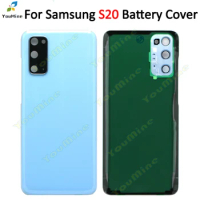 For Samsung Galaxy S20 S20 Plus Battery glass Back Cover Rear Door Case Replacement Part with Camera lens For Samsung s20plus