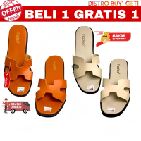 BUY 1 GET 1 BELI 1 GRATIS 1 SANDAL FLADEO GRADE ORI WANITA SANDAL SLOP BAN DUA NEVADA WANITA TEPLEK