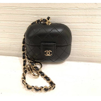 全新現貨 Chanel Airpods Pro Case Airpods 吊飾包 黑