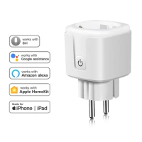 16A Socket EU Plug for Apple Homekit WiFi Smart Wireless Timing Outlet Siri Alexa Google Home Voice Control
