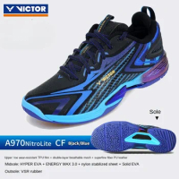 2024 National team Victor Badminton Shoes men women cushion Sport Sneakers boots tennis tenis para hombre A970NitroLite