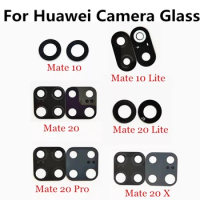 2PCS/Lot,Rear Back Camera Glass Lens Cover For Huawei Mate 8 9 10 Lite 20 Pro X 30 Pro With Stickers Adhesive Replacement Parts