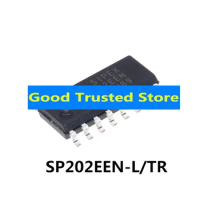 10PCS New original SMD SP202EEN-L/TR SOIC-16 RS232 transceiver IC chip with good quality SP202EEN-L/