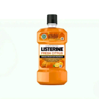 Listerine Fresh Citrus Antiseptic Mouthwash 500 Ml - Mulut Segar - Liquid Membersihkan Penyegar Gusi