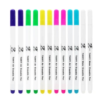 1/4Pc Water Soluble Pens Cross Stitch Water Erasable Pencil Fabric Marking Pen DIY Fabric Marker Sewing Tools Cloth Accessories