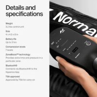 Normatec 3 - Recovery System with Patented Dynamic Compression Massage Technology (Normatec 3 Standard Size Legs) FSA-HSA Approv