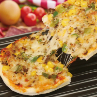 【金品】優惠獨享5吋牛肉小披薩-6片組(140g/片-Pizza/披薩/比薩/冷凍食品)