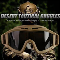 Black Tan Green Airsoft Tactical Goggles USMC Tactical Sunglasses Glasses Training Airsoft Paintball Goggles