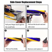 Replacement Parts for Dyson Digital Slim V8 Slim V12 V15 Detect Slim Vacuum Cleaner Roller Brush Bar End Cap Cover