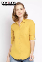 C2 Outfitters C2 Fakiha Yellow Casual Shirt