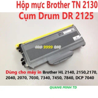 Hộp mực & Cụm Drum Brother TN 2130 -cho máy in Brother HL 2140, 2150, 2170, 2040, 2070, 7030, 7340, 
