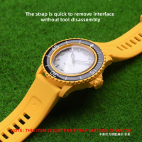 Silicone strap Quick release interface 22MM for Blancpain X Swatch Watch band Bioceramic Scuba Fifty Fathoms OCEAN series