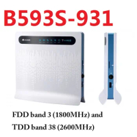 New Huawei B593 B593S-931 4G Industrial WiFi Router Support 4G LTE TDD FDD 800/900/1800/2100/2600 MHz