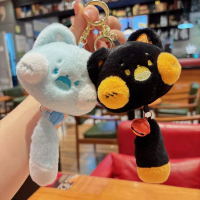 Internet Celebrity Bell Dudu Cat Plush Keychain Cute Little Cat Doll Backpack Pendant Keychain Small