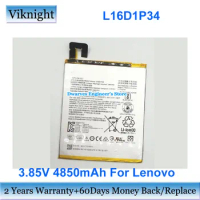 Rechargeable Battery 3.85V 4850mAh, 18.7Wh L16D1P34 For Lenovo Tab 4 8 Plus TB-8504F TB-8704F TB-8504N TB-8704X Tablet Batteries
