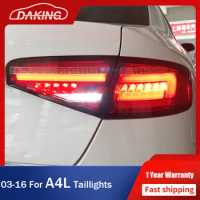 Car LED Taillights For AUDI A4 A4L B8.5 Sedan 2013-2016 Rear LED DRL Lights Moving Turn Signal Brake Fog Lamps Auto Assembly