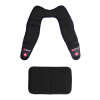 Dr.Air 多用途氣墊可調式減震釋壓雙肩背帶墊(大)+背包用氣墊護腰墊(大)