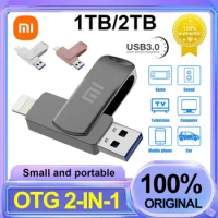 Xiaomi Pen Drive 2TB 1TB USB Flash Drive For iphone OTG Lightning USB3.0 Metal Pendrive High Speed Memory Stick