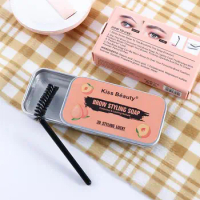 Long-Lasting Eyebrow Makeup Balm With Brush Wild Brow Eyebrow Styling Gel Brows Wax 3D Eyebrow Styling Soap Sculpt Soap