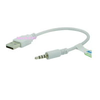 USB2.0 A Male to 4 section 3.5MM Male Cable USB to 3.5 MP3 MP4 Bluetooth headset charging Line 3.5mm to USB2.0 Male charging