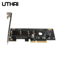 UTHAI T16 M.2 NVME to PCI-E Adapter M.2 NVMe SSD To PCIE 3.0 X16 X8 X4 Riser card For M Key interface SSD Expansion Cards