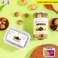 Black garlic / bawang hitam tunggal (BUKAN KATING) berat 250gram