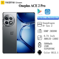 OnePlus Ace 2 Pro Original New 6.74" 120Hz AMOLED Snapdragon 8 Gen 2 5000mAh Battery 150W SUPERVOOC 50MP Triple Camera NFC OTA