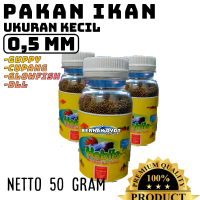 PELET MINI UNTUK IKAN KECIL GLOWFISH CUPANG DLL