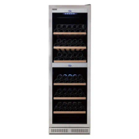 德國 CASO 嵌入式 雙溫控 215瓶裝 紅酒櫃（葡萄酒櫃冷藏櫃冰櫃） 型號：SW-215