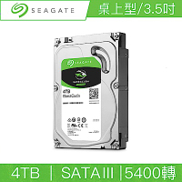 Seagate希捷 新梭魚 4TB 3.5吋 SATAIII 5400轉桌上型硬碟(ST4000DM004)