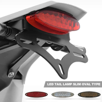 12V Motorcycle LED Rear Brake Light Tail Light Brake Stop Light Taillight Signal Indicators for ATV 
