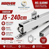 Rel Pintu Sliding - Rel Geser - J3 ukuran J5-240cm