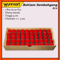 Bohlam Lampu Lilin Sembahyang E14 per Kotak